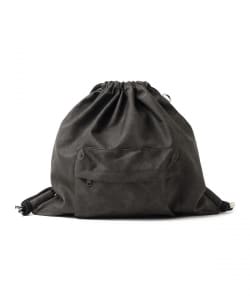 フェイクレザー ナップサック