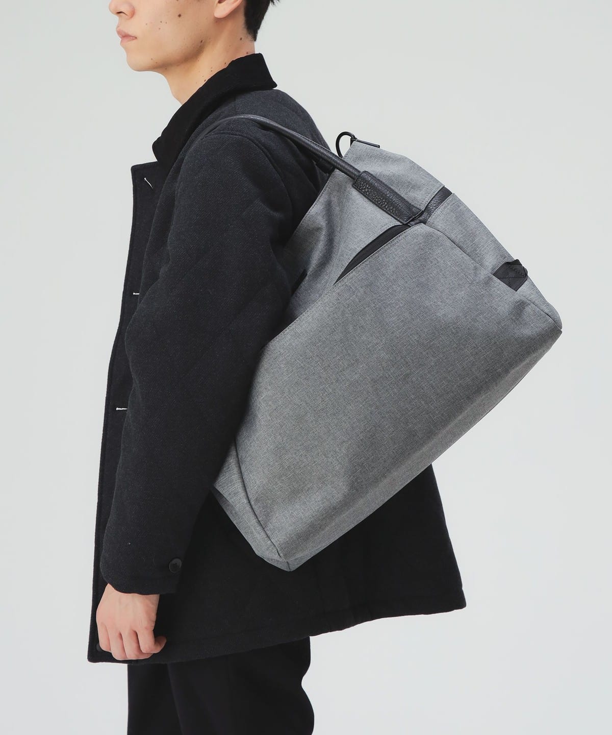 BEAMS HEART(ビームス ハート)ポリエステル 杢素材 ジムバッグ 26FW BEAMS HEART(ビームス ハート)ポリエステル 杢素材 ジムバッグ 26FW