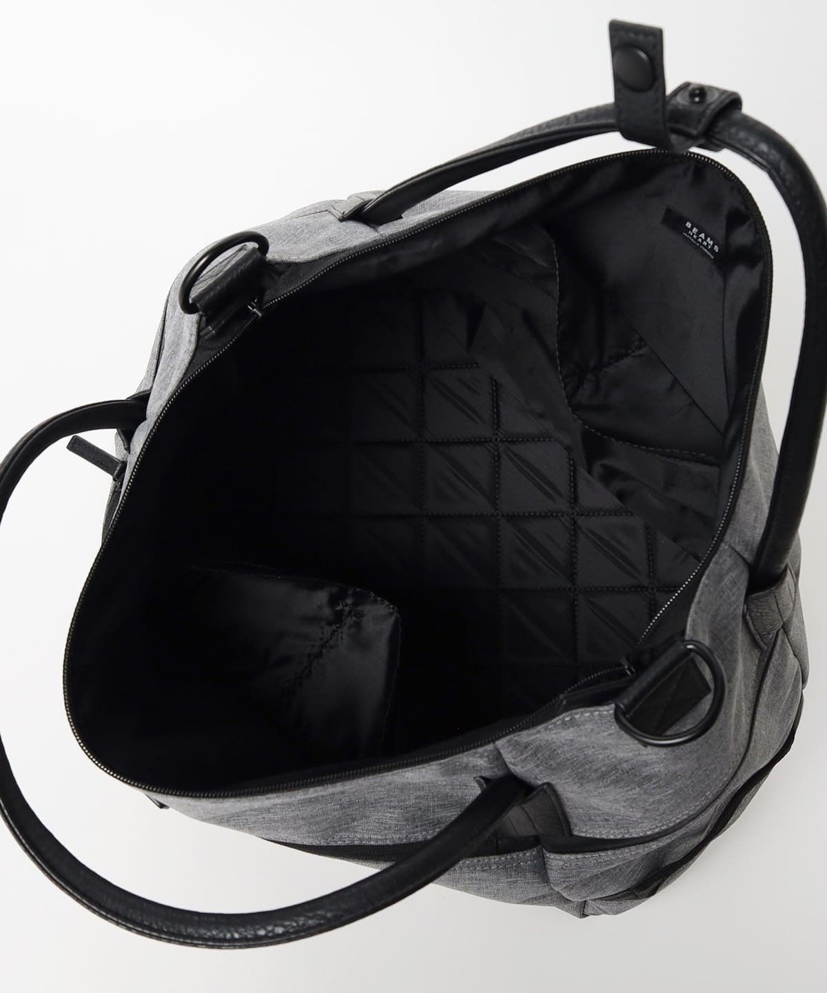 BEAMS HEART（ビームス ハート）ポリエステル 杢素材 ジムバッグ 26FW