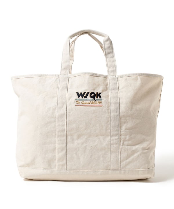【COLLABORATION】STRANGER THINGS / WSQK Radio Tote Bag 荷物をガバッと詰め込める大容量サイズ