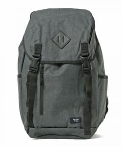 ポリエステル 杢素材 フラップ バックパック