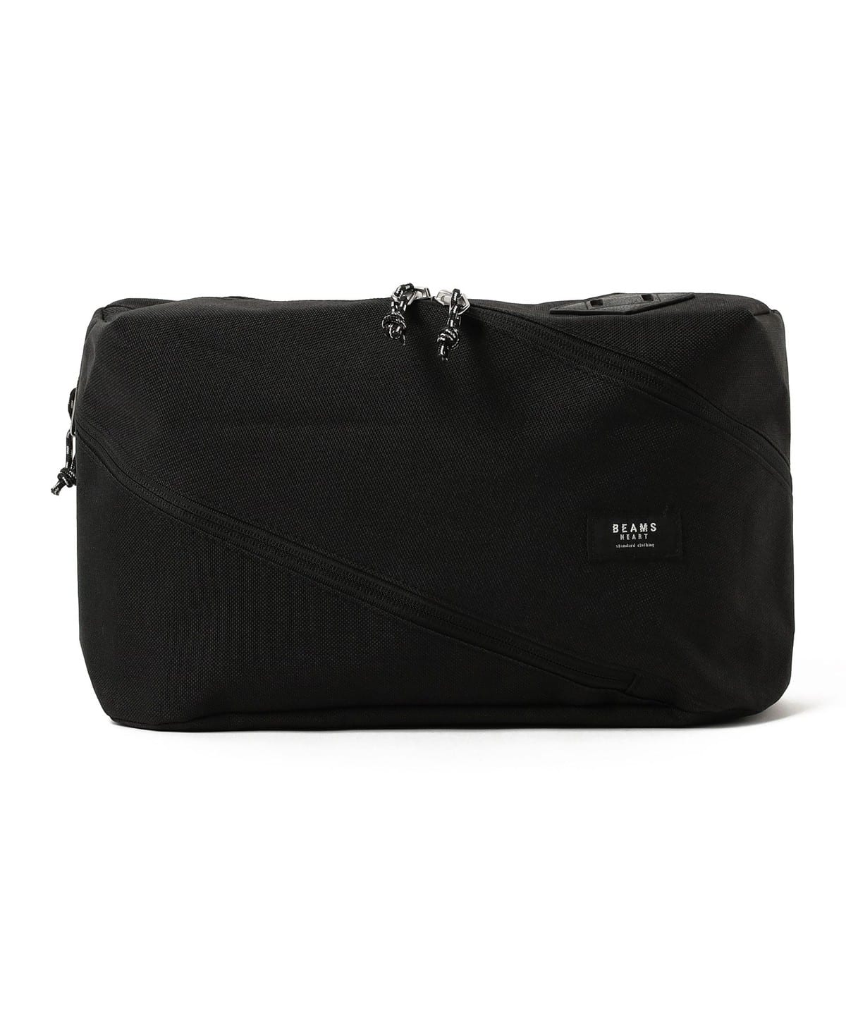 BEAMS HEART（ビームス ハート）ポリエステル 杢素材 ツイスト ジップ