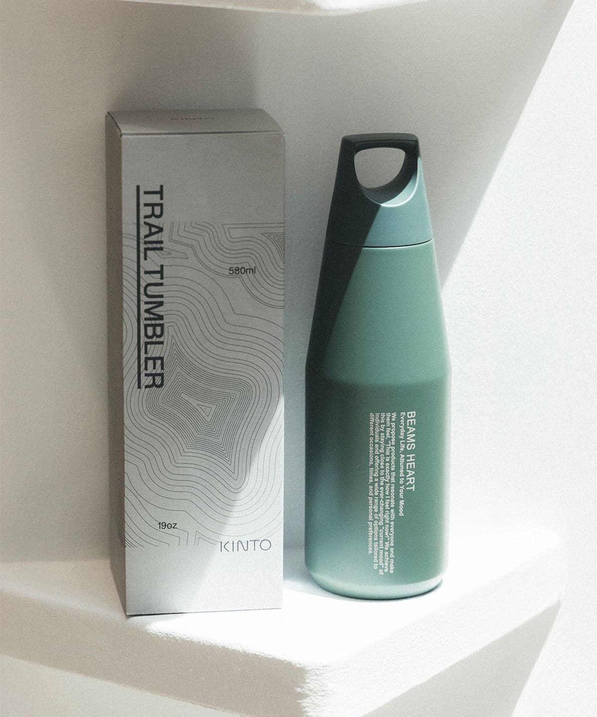 BEAMS HEART [別注BEAMS HEART KINTO / Trail Tumbler 580ml（戶外