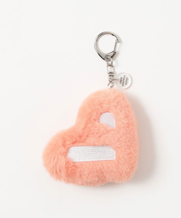 【10%OFFクーポン対象】B-HEARTロゴ フェイクファー チャーム