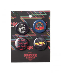 【COLLABORATION】STRANGER THINGS / WSQK Radio Can Badges