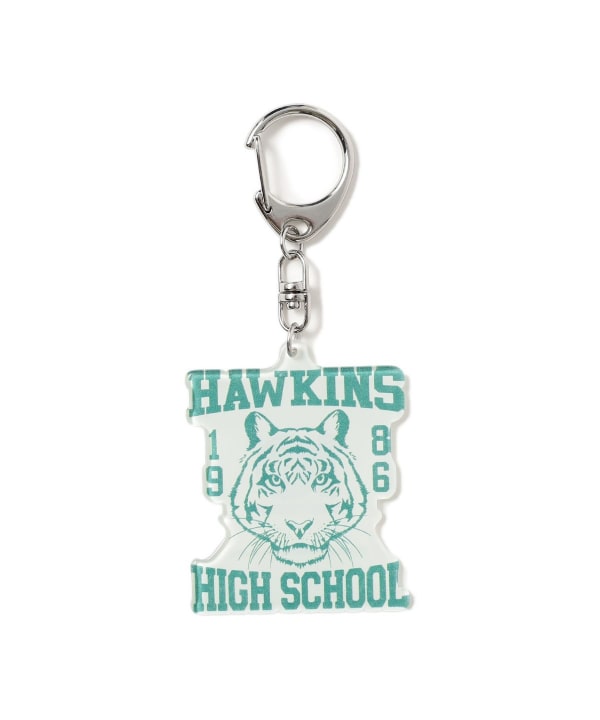 【COLLABORATION】STRANGER THINGS / Hawkins High School Acrylic Key Chain ホーキンス高校のタイガーロゴキーホルダー