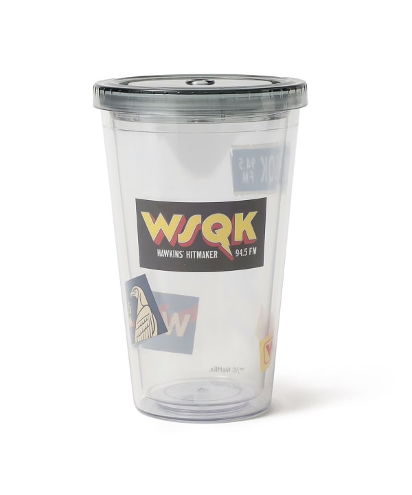 【COLLABORATION】STRANGER THINGS / WSQK Radio Straw Cup ラジオ局「WSQK」のグラフィックカップ