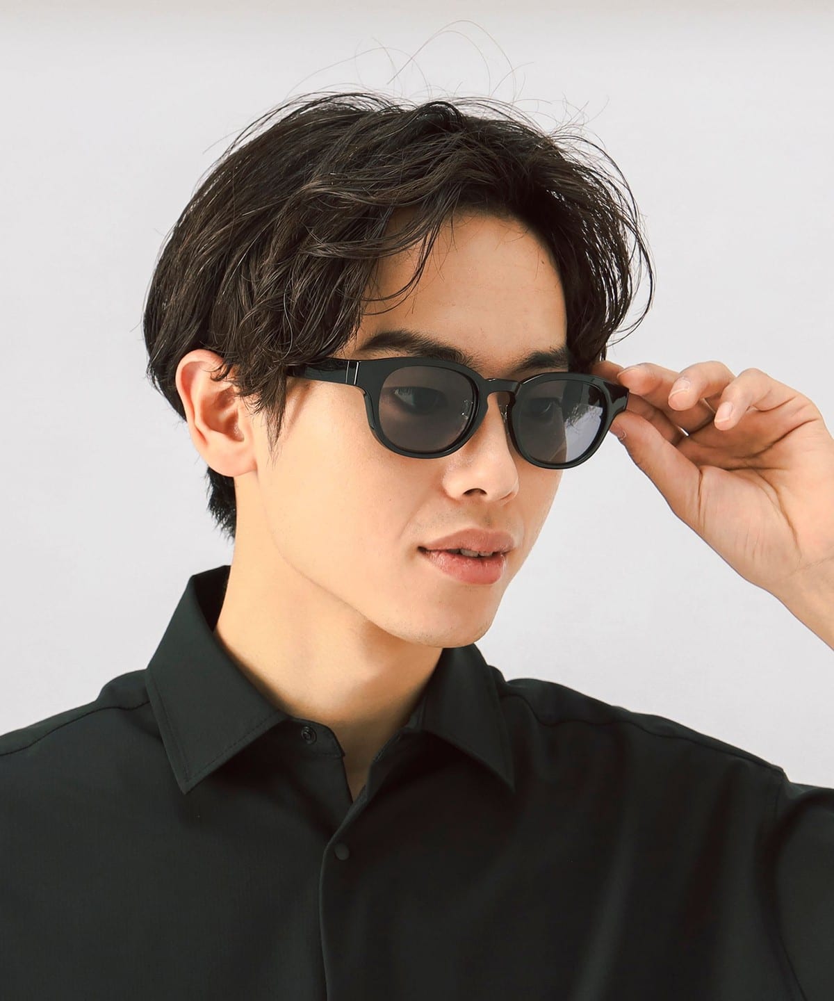 BEAMS HEART（ビームス ハート）セミオーバル ボストン グラス