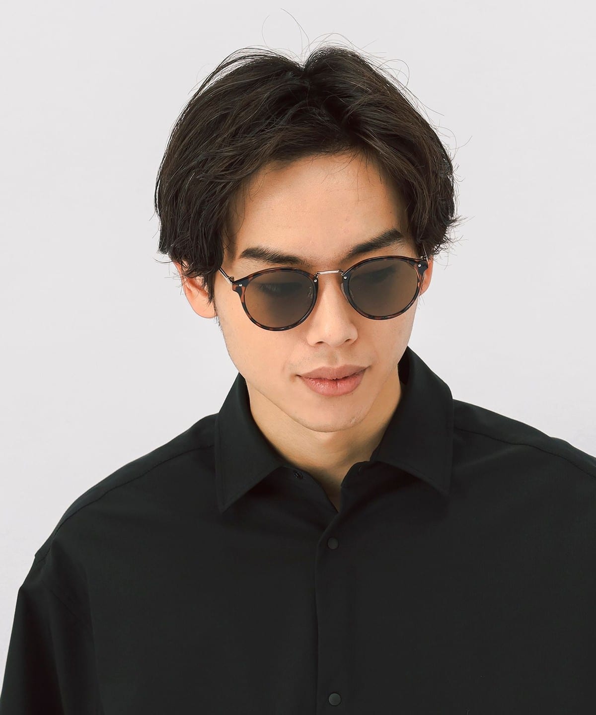 ボストン コンビフレーム グラス ファッション雑貨 MEN BROWN_DEMI/BROWN ONE SIZE ボストン コンビフレーム グラス ファッション雑貨 MEN BROWN_DEMI/BROWN ONE SIZE