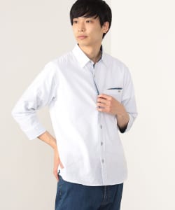 BEAMS HEART / 男裝 COOLMAX(R) 混織 七分袖 襯衫