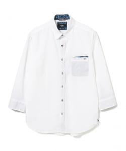 BEAMS HEART / COOLMAX(R) コットンリネン 7分袖シャツ