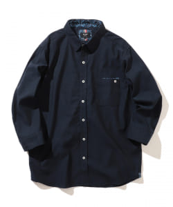 BEAMS HEART / 7分袖 コットン リネン シャツ