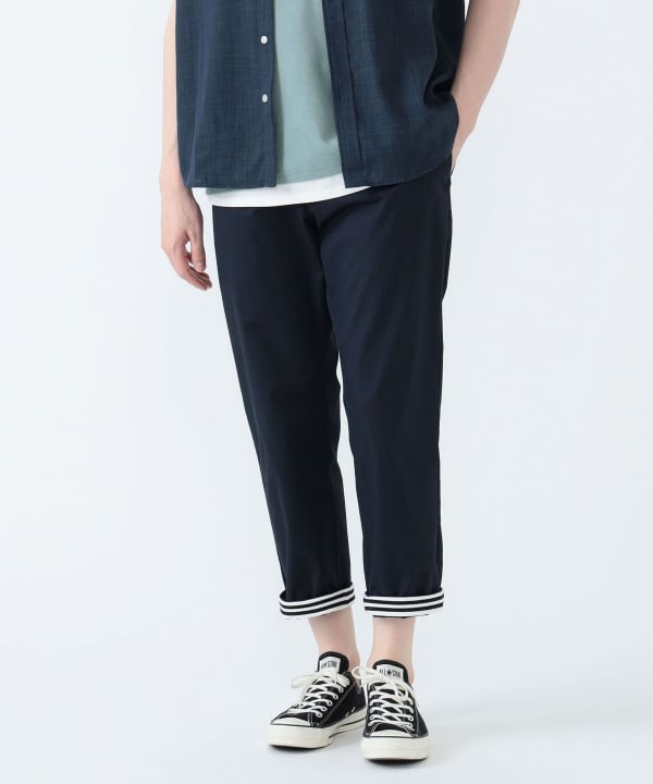 BEAMS HEART ビームスハート　パンツ　ワイド　スリット　クロップド　S BEAMS HEART（ビームス ハート）リンクス柄 クロップド パンツ