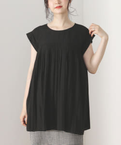 切替プリーツ チュニック
