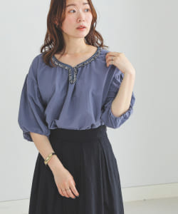 カラフル 刺繍ブラウス