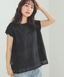 BEAMS HEART / ダイヤレース ブラウス