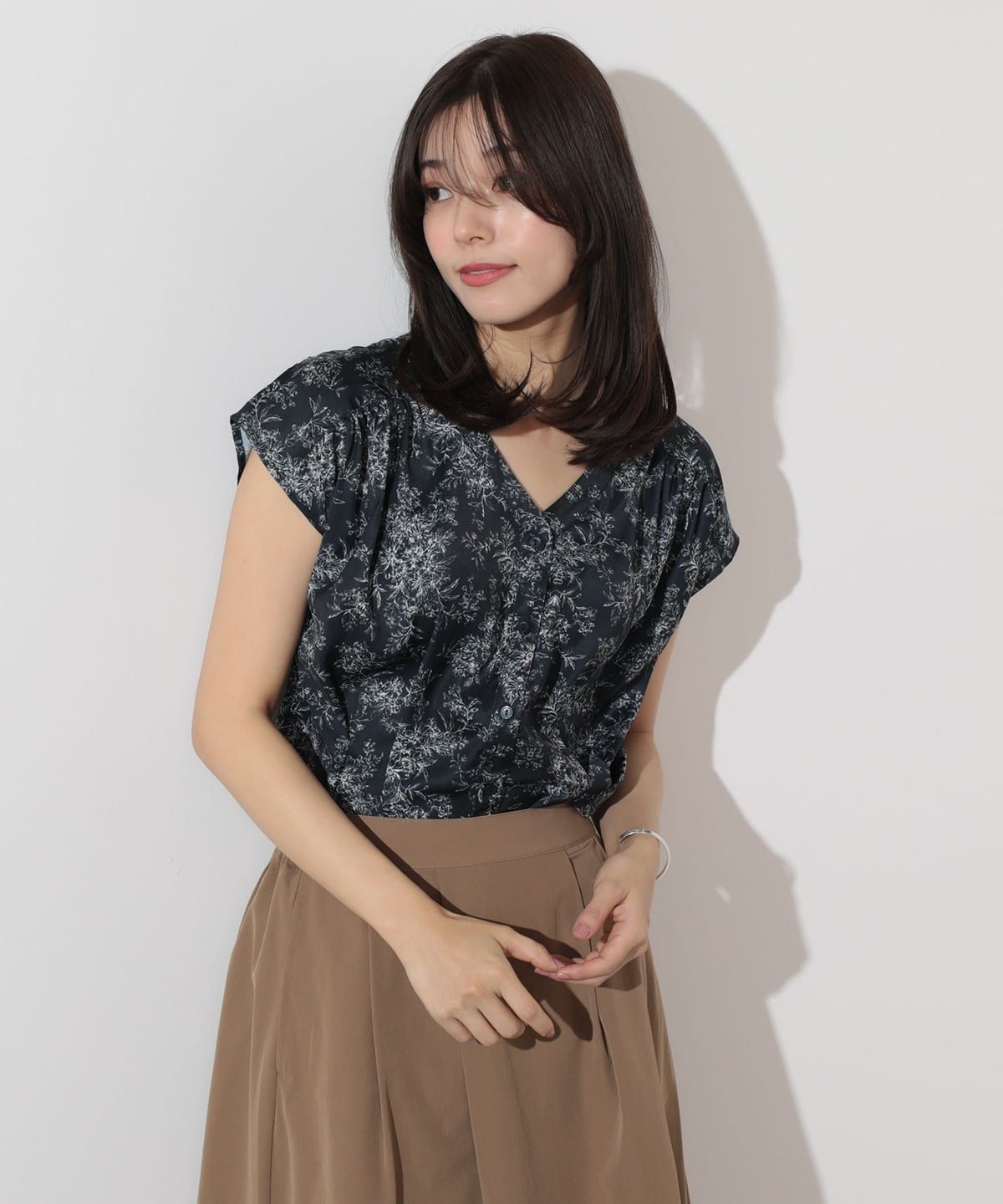 トワルドジュイ ペプラム ブラウス シャツ・ブラウス WOMEN NAVY ONE SIZE トワルドジュイ ペプラム ブラウス シャツ・ブラウス WOMEN NAVY ONE SIZE