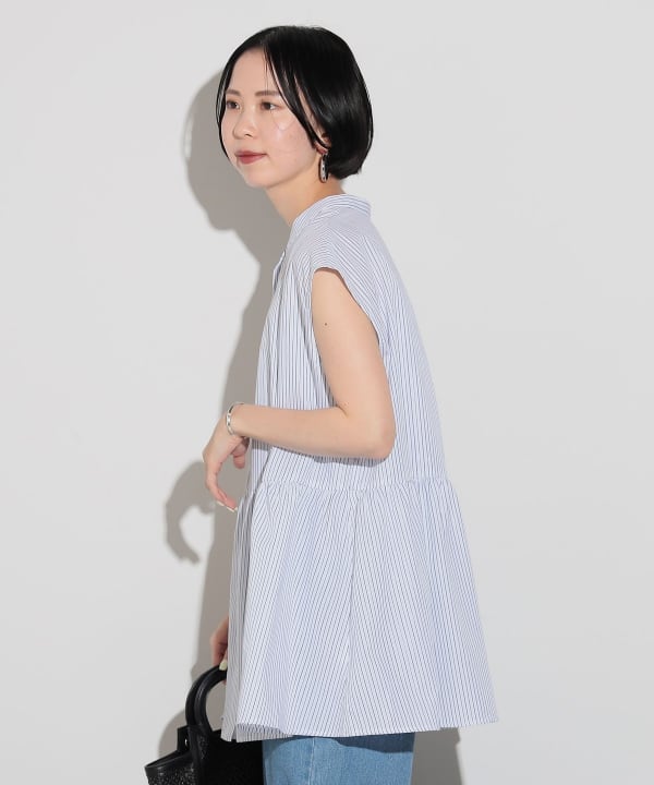 ZW COLLECTION DENIM SHIRT WITH BOW - Blue | ZARA UAE - Dubai