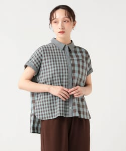 クレイジー ギンガム チェックシャツ