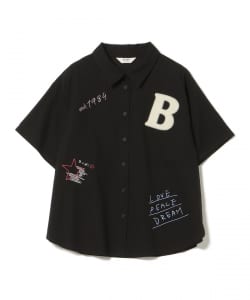 ロゴ 刺繍 シャツ
