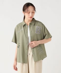 ロゴ 刺繍 シャツ