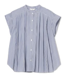 プリーツ ブロード シャツ