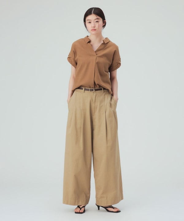 ♡ ページ BEAMS HEART（ビームス ハート）袖デザイン スキッパー シャツ（シャツ
