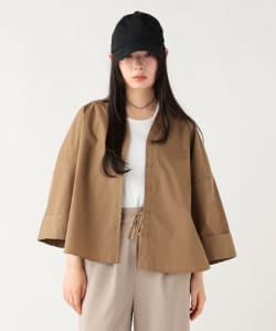 スキッパー ワイドスリーブ シャツ