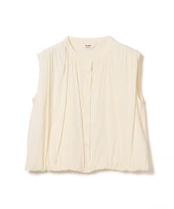 裾 バルーン シャツ