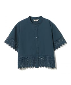 切り替え レース シャツ