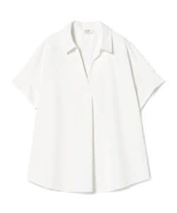 BEAMS HEART / スキッパー バック釦シャツ