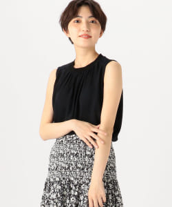 BEAMS HEART / 異素材 ノースリーブ プルオーバー