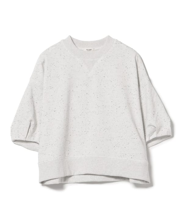 正規通販 BEAMS HEART(ビームス ハート)ラメ裏毛 バルーン袖 プル 服&ファッション小物