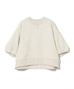 ラメ 裏毛 袖ボリューム プルオーバー