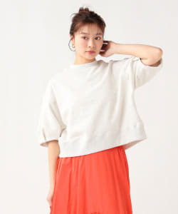 ラメ裏毛 袖バルーン プルオーバー