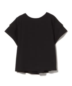 BEAMS HEART / バックギャザー 異素材プルオーバー