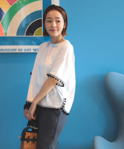 BEAMS HEART / ポンポン プルオーバー