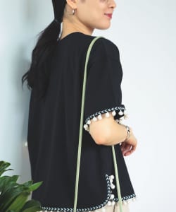 BEAMS HEART / ポンポン プルオーバー