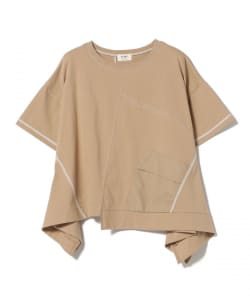 BEAMS HEART / パッチワーク切替 プルオーバー