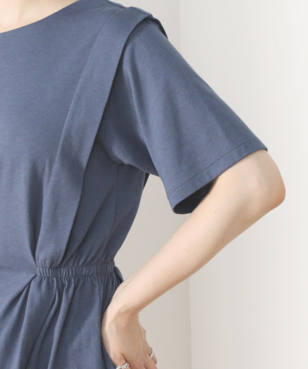 BEAMS - 定価1.7万 新品 2016SS BEAMS ビームス Vネックぺプラムブラウス BEAMS HEART（ビームス ハート）バック Vネック ペプラム
