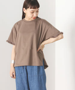 BEAMS HEART / フリンジ付き ビッグプルオーバー
