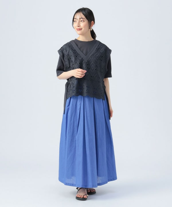 BEAMS HEART tシャツ レースベスト プルオーバー セット（セット