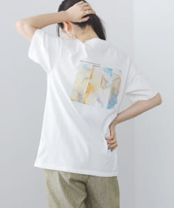 BEAMS HEART / アクアプリント Tシャツ