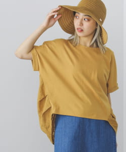 後タック 異素材 プルオーバー