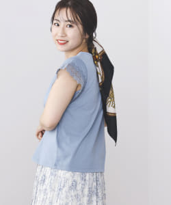 BEAMS HEART / 袖口レース プルオーバー