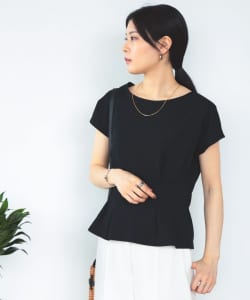 BEAMS HEART / タックペプラム プルオーバー