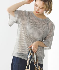 BEAMS HEART / シアープルオーバー × キャミソールセット