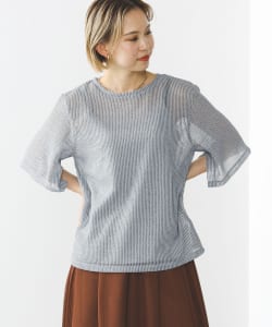 BEAMS HEART / シアープルオーバー × キャミソールセット