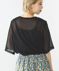 BEAMS HEART / シアープルオーバー × キャミソールセット