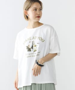 BEAMS HEART / キャット プリントTシャツ